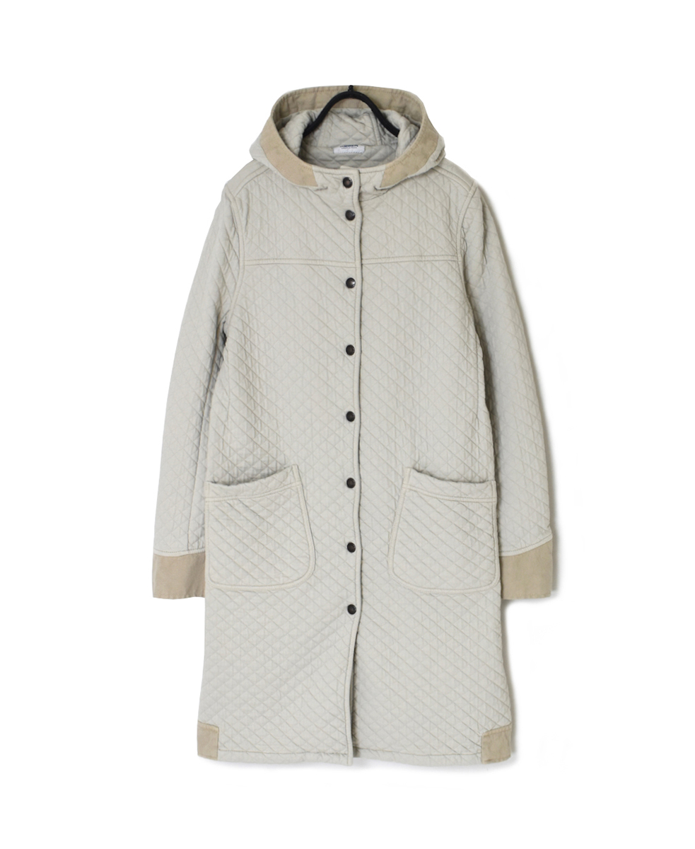 NAM0553 (コート) COTTON QUILT HOODED COAT