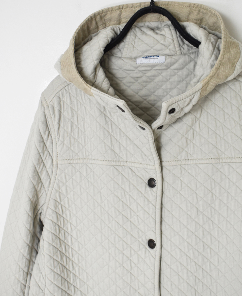 NAM0553 (コート) COTTON QUILT HOODED COAT