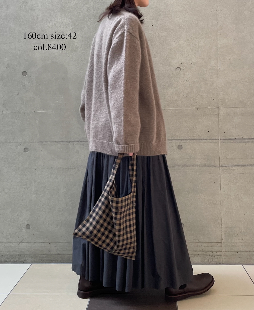 CHT2552(カーディガン) MOHAIR NO-BUTTON CARDIGAN