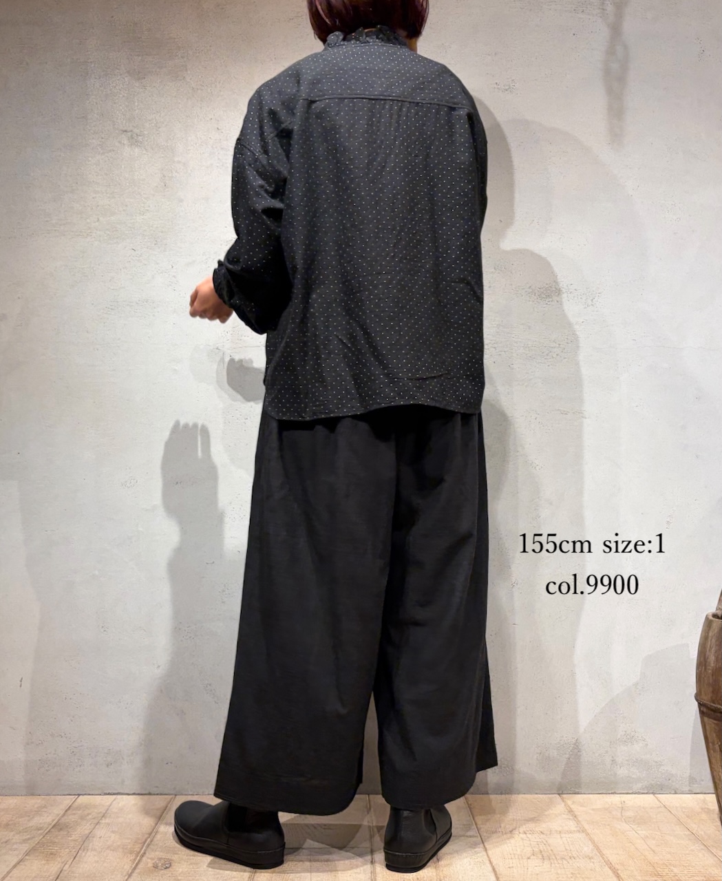 INMDS25755(パンツ) WOOL/COTTON/SILK PLAIN EASY PANTS