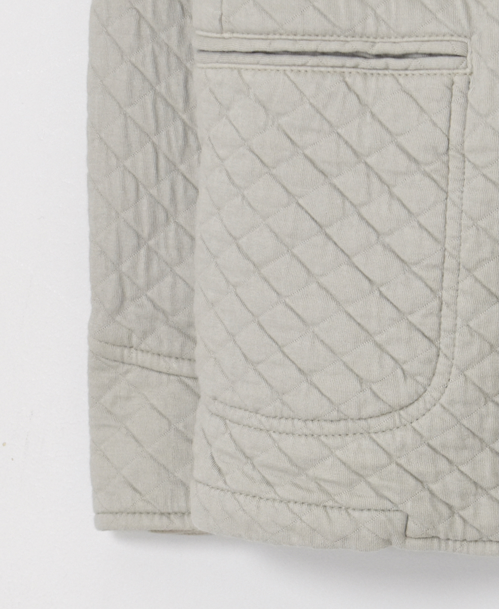 NAM1407 (ジャケット) COTTON QUILT NO COLLAR JACKET