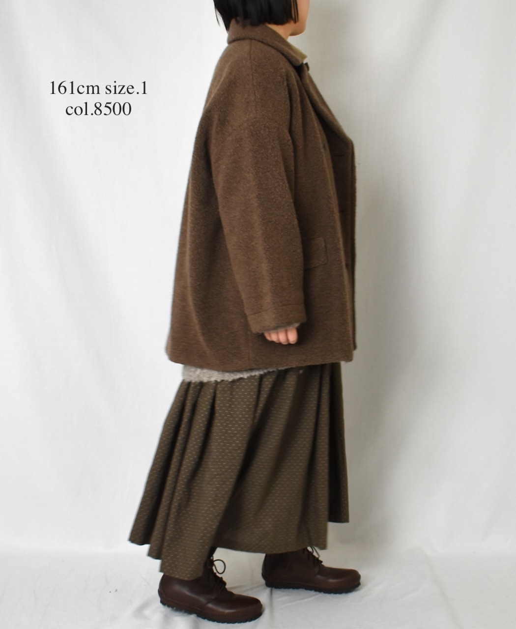 JNMDS2451(コート) RECYCLE BOA WOOL DOUBLE OVER COAT