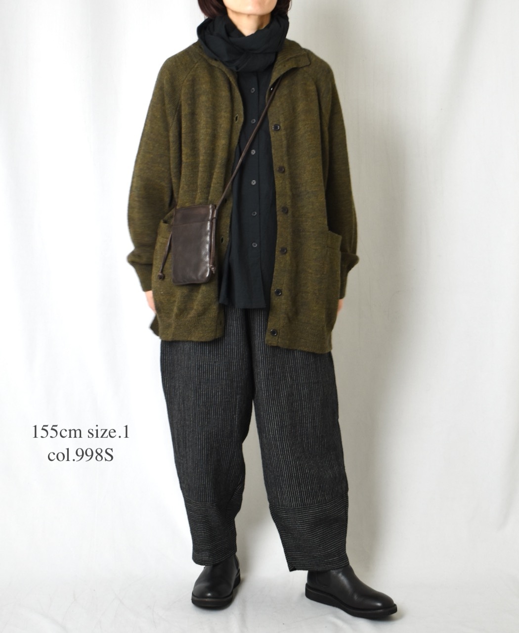 INSL25716(パンツ) WOOL/LINEN STRIPE EASY PANTS