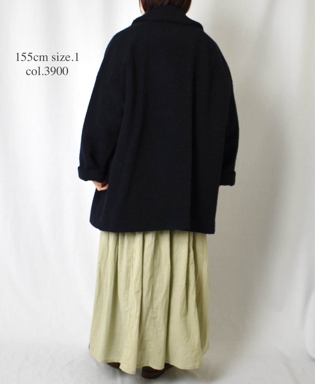 JNMDS2451(コート) RECYCLE BOA WOOL DOUBLE OVER COAT