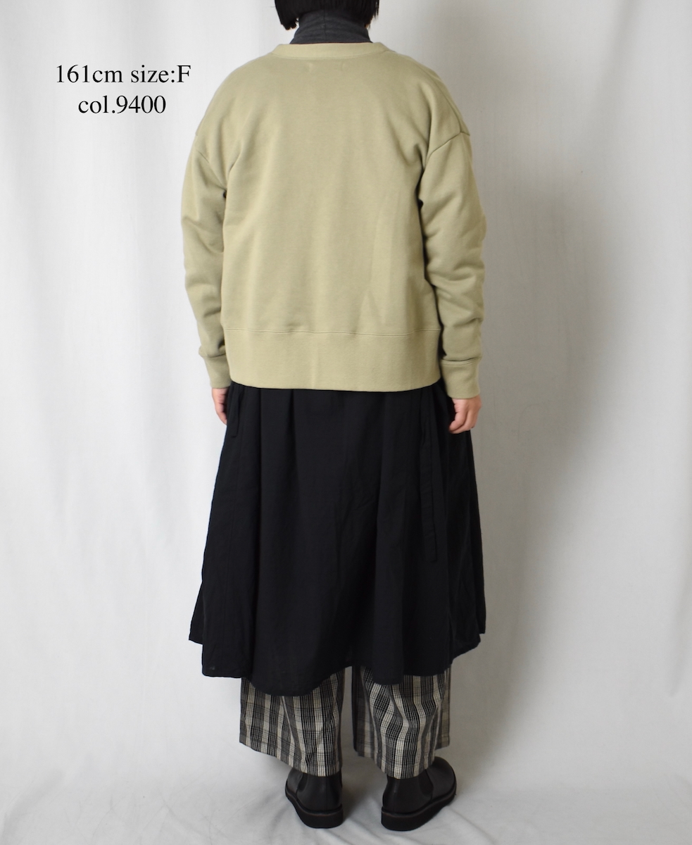  GNSL25542(カーディガン) COMBED COTTON FRENCH TERRY V-NECK 1BUTTON CARDIGAN