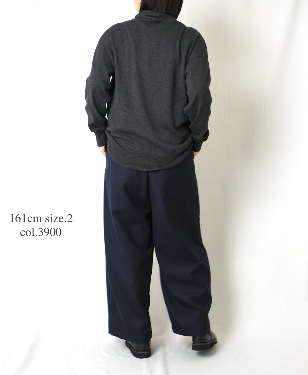 GNMDS2501WS(パンツ) WORSTED SERGE 2TUCK TAPERED EASY PANTS