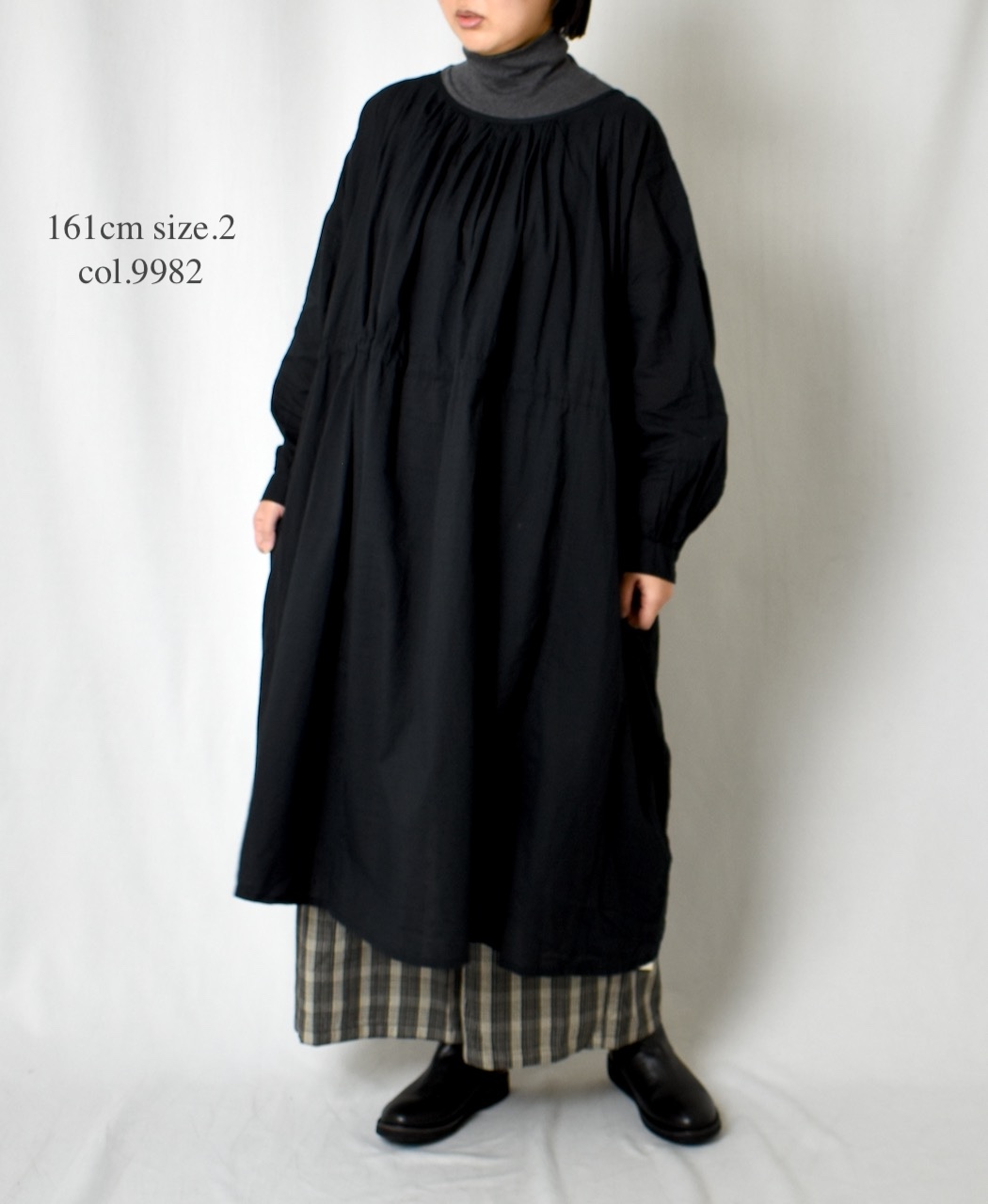 NMDS25595(パンツ) WOOL COTTON CHECK EASY PANTS