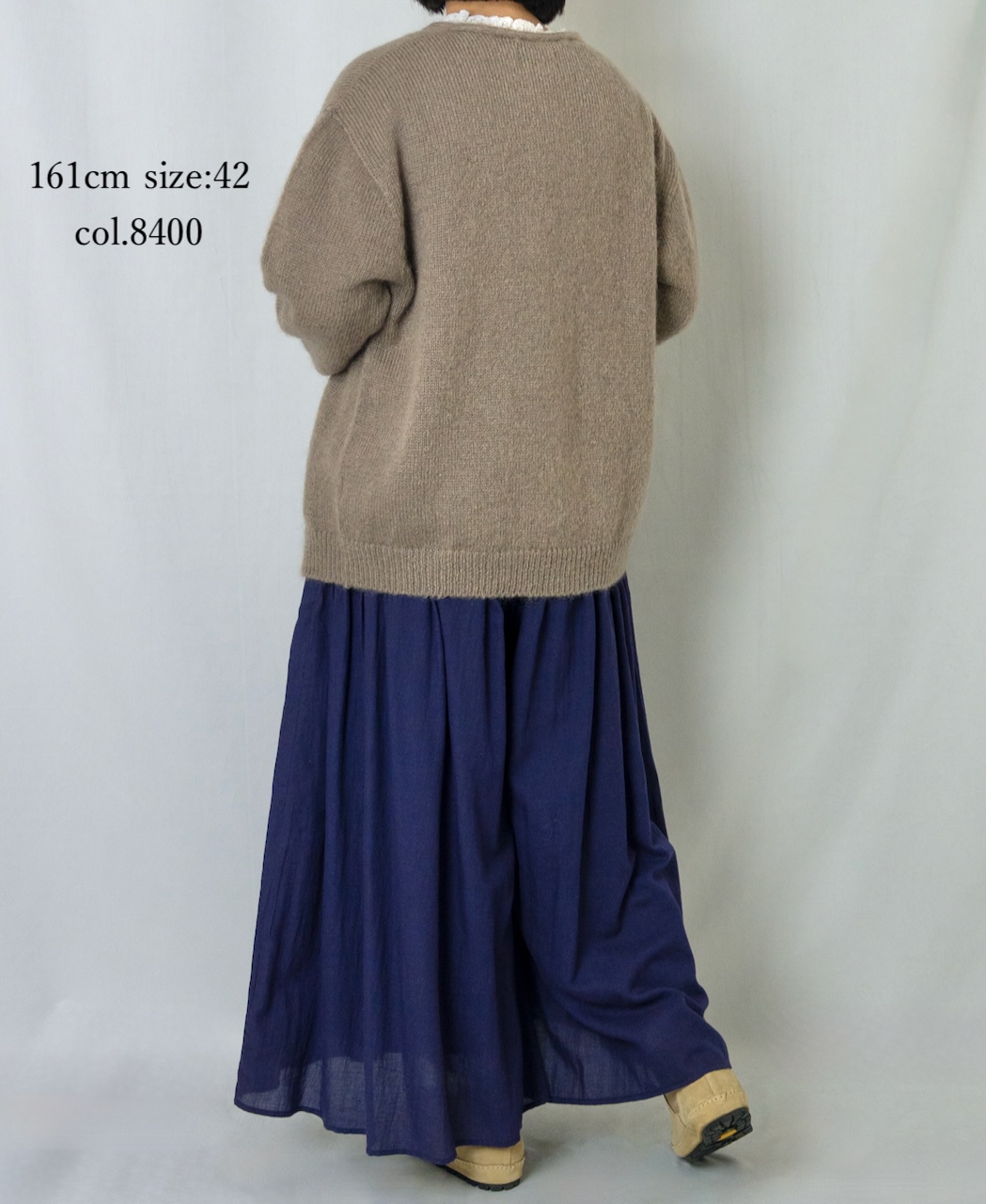 CHT2552(カーディガン) MOHAIR NO-BUTTON CARDIGAN