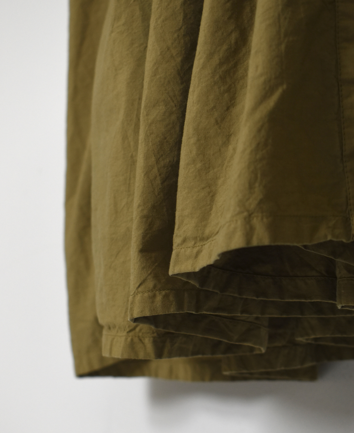 ⚫︎NMDS25912D(ワンピース) 60s ORGANIC POPLIN PLAIN REGULAR COLLAR DRESS WITH RAJASTHAN GATHER