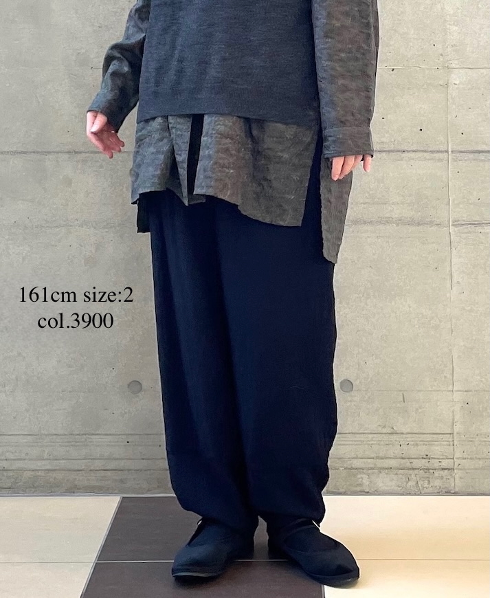 INSL25706(パンツ) WOOL/LINEN EASY PANTS