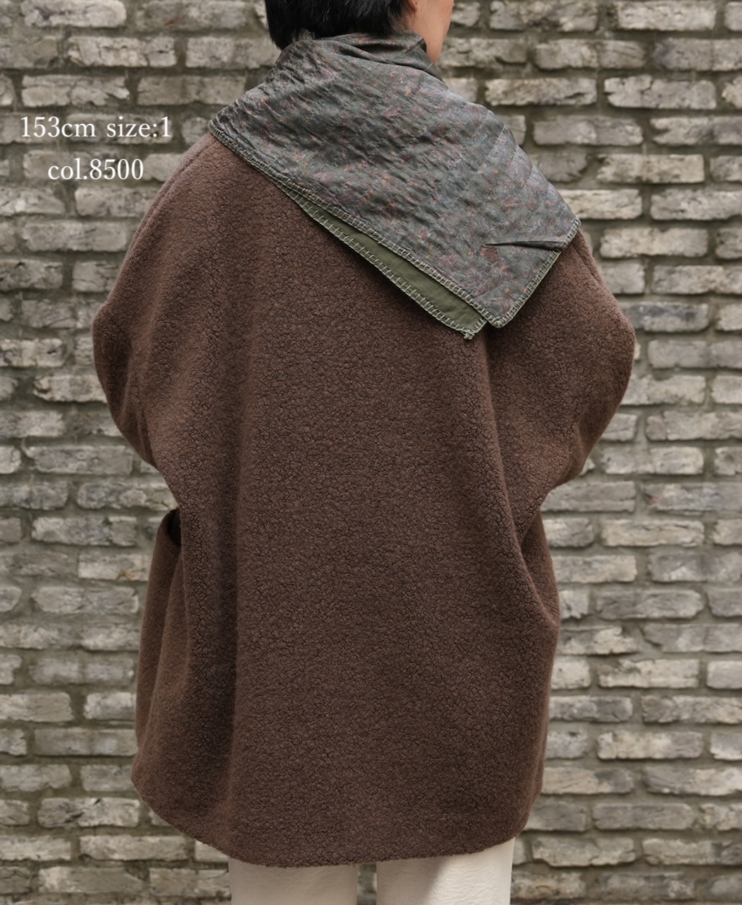 JNMDS2451(コート) RECYCLE BOA WOOL DOUBLE OVER COAT