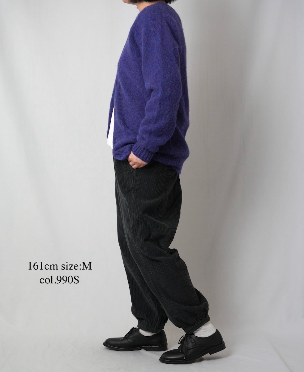 NVL2564D(パンツ)WIDE&NARROW WALE CORDUROY(OVERDYE) 60'S ORGANIC CAMBRIC EASY PANTS