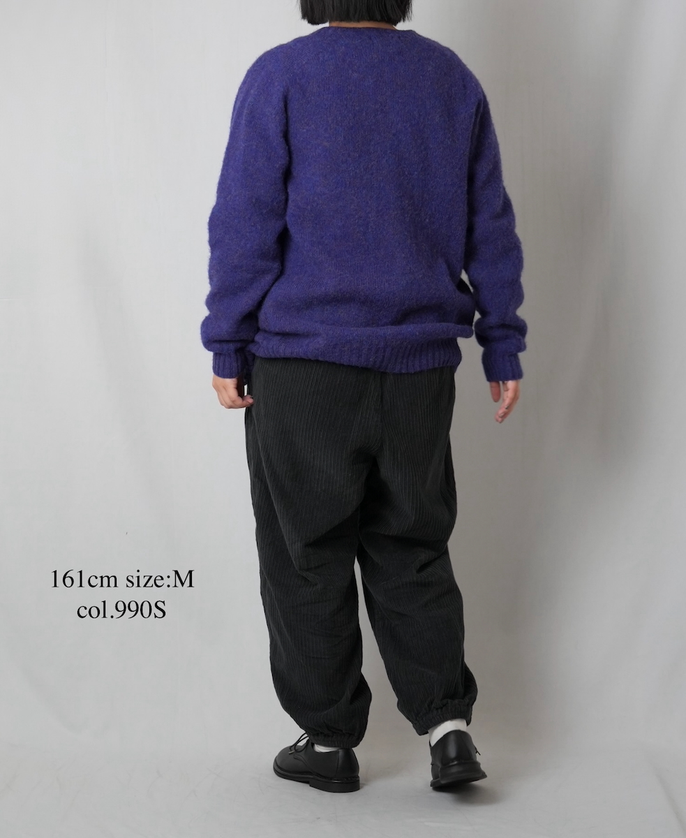 NVL2564D(パンツ)WIDE&NARROW WALE CORDUROY(OVERDYE) 60'S ORGANIC CAMBRIC EASY PANTS