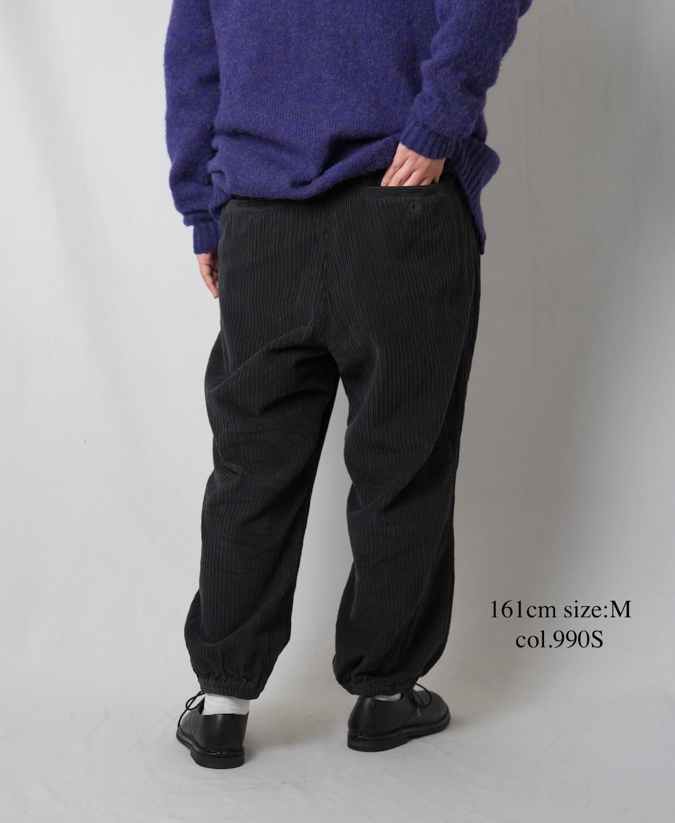 NVL2564D(パンツ)WIDE&NARROW WALE CORDUROY(OVERDYE) 60'S ORGANIC CAMBRIC EASY PANTS