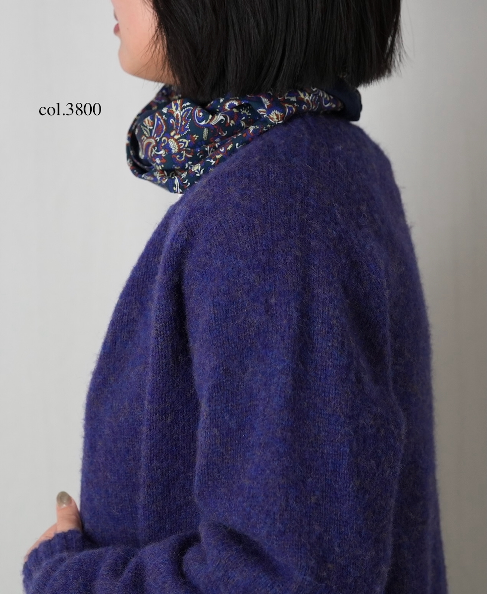 NSL25557(ストール) 40s POPLIN MEDIUM FLOWER PRINT TRIANGLE STOLE