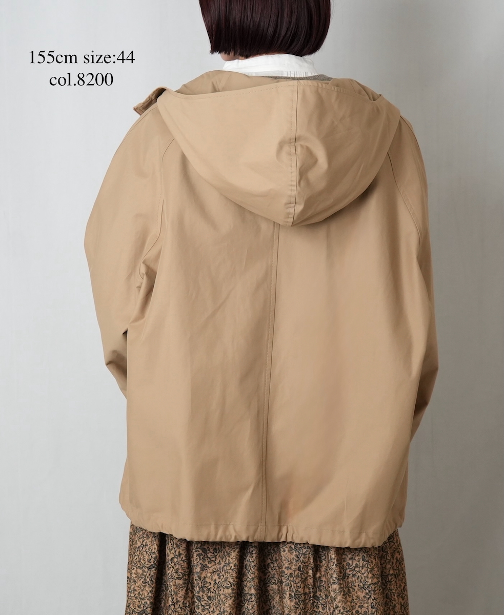 NHT2511KT(コート) COTTON / NYLON HOODED PARKA WITH GUSSEED POCKET