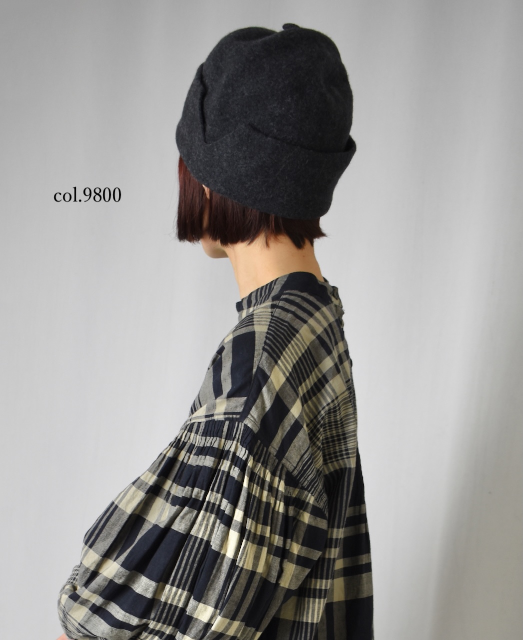TNMDS1751 (帽子) TURN BACK FELT HAT