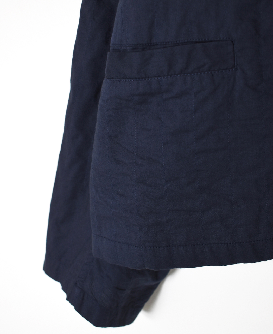 ●NMDS26211(ジャケット) 60s STITCHED ORGANIC CAMBRIC STAND COLLAR FLY FRONT JACKET