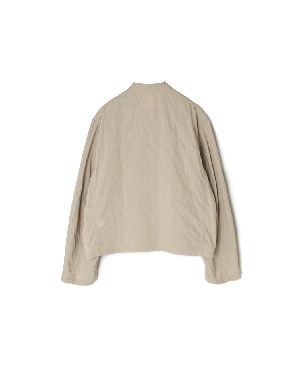●NMDS26211(ジャケット) 60s STITCHED ORGANIC CAMBRIC STAND COLLAR FLY FRONT JACKET