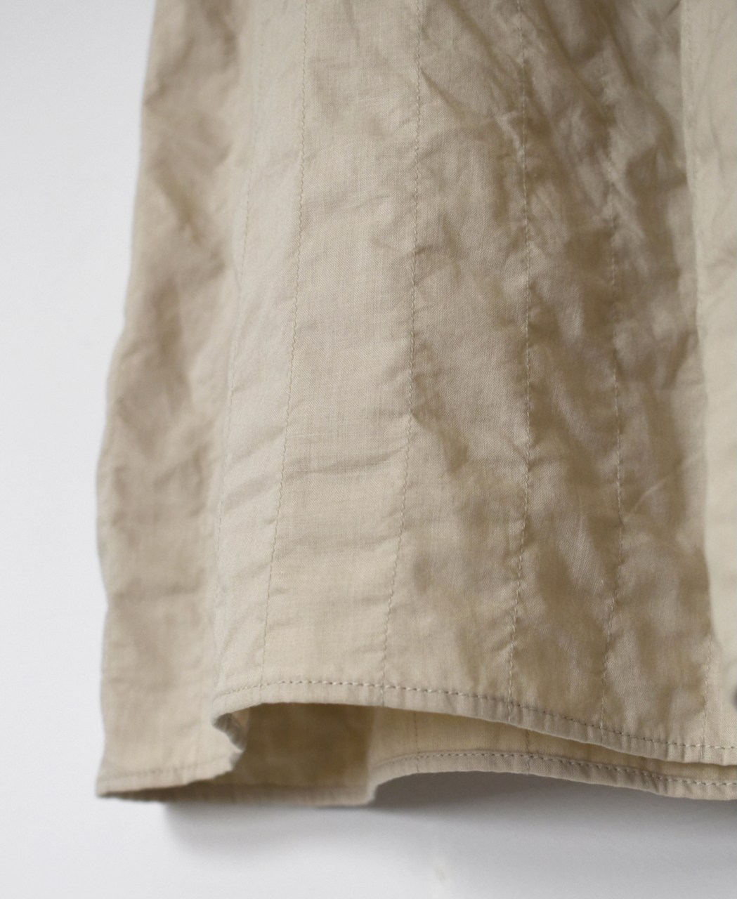 ●NMDS26213(スカート) 60s STITCHED ORGANIC CAMBRIC GATHERED SKIRT WITH LINING