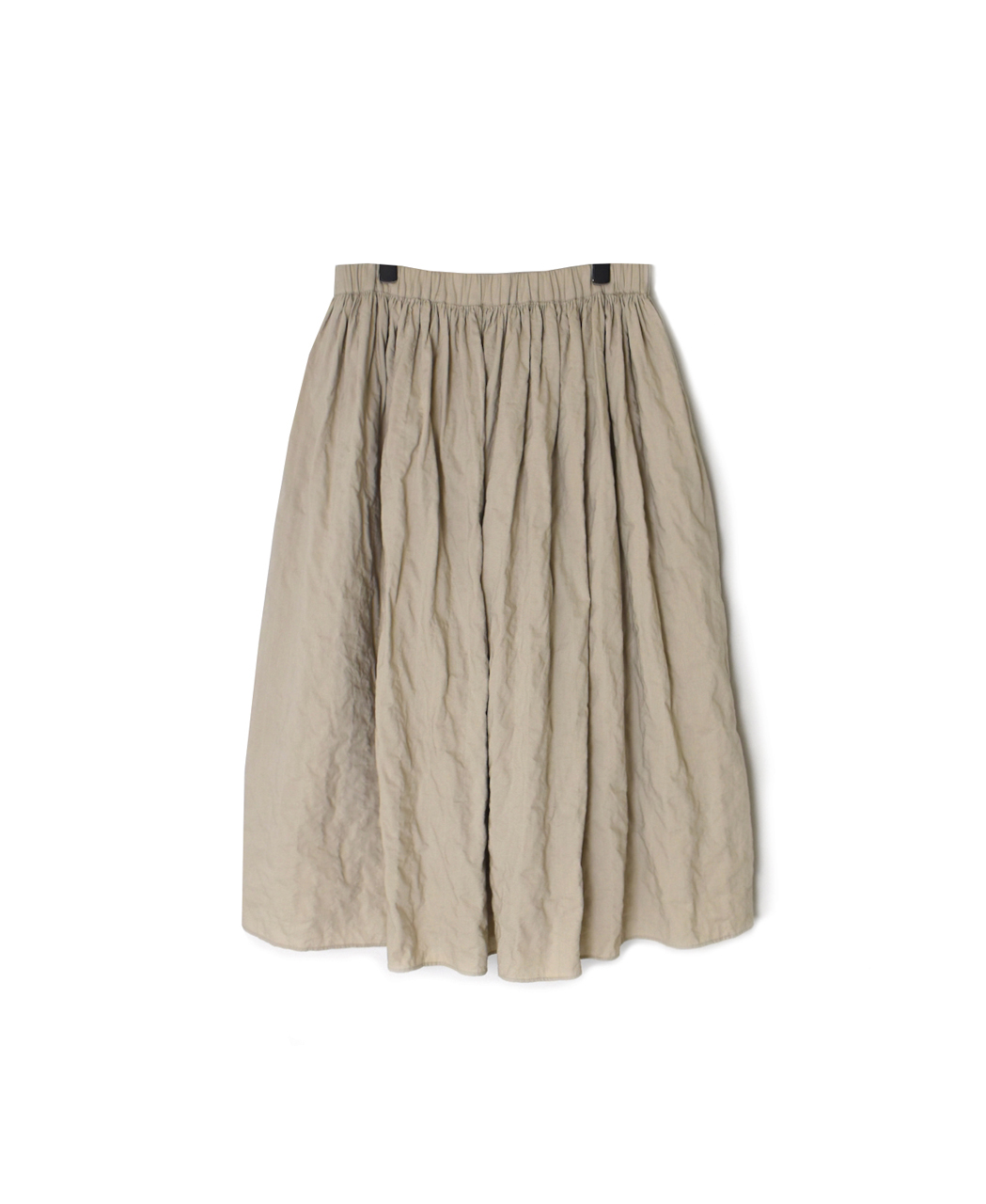 ●NMDS26213(スカート) 60s STITCHED ORGANIC CAMBRIC GATHERED SKIRT WITH LINING