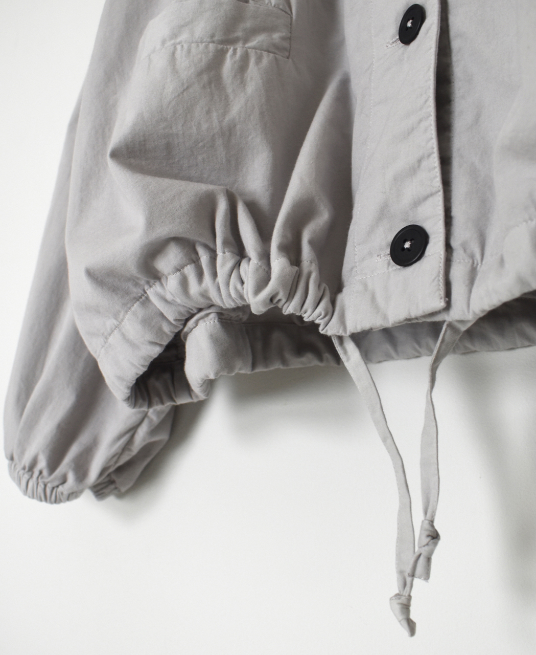 ●NMDS24633D(ジャケット) 40s ORGANIC POPLIN(OVERDYE) RAGLAN STRING JACKET