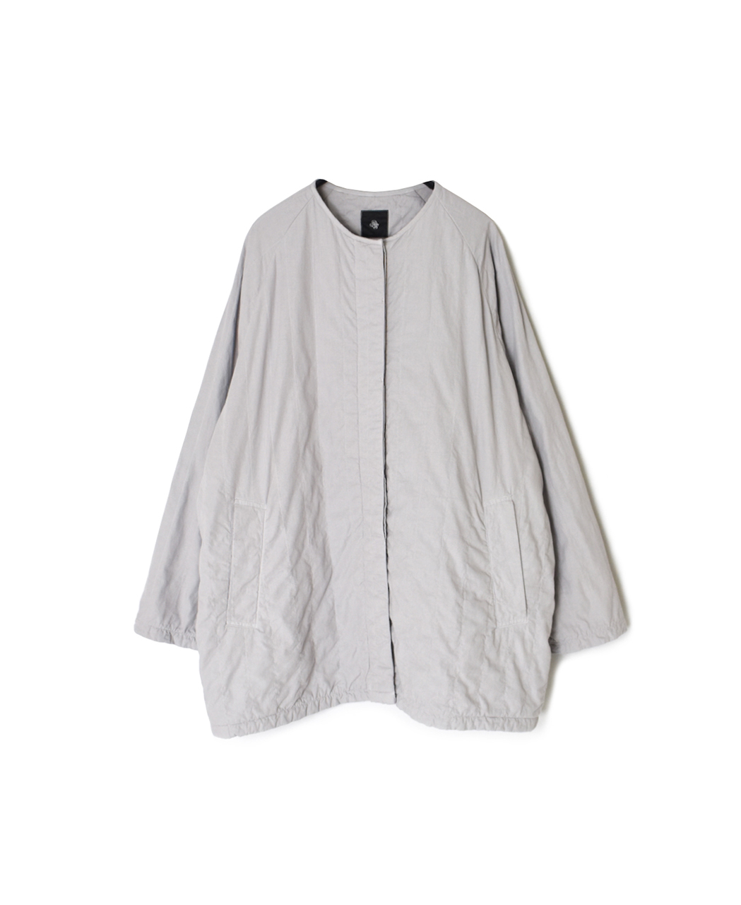 ●NMDS26202D(コート) 40s ORGANIC POPLIN(OVERDYE) RAGLAN SHORT COAT WITH VERTICAL STITCH