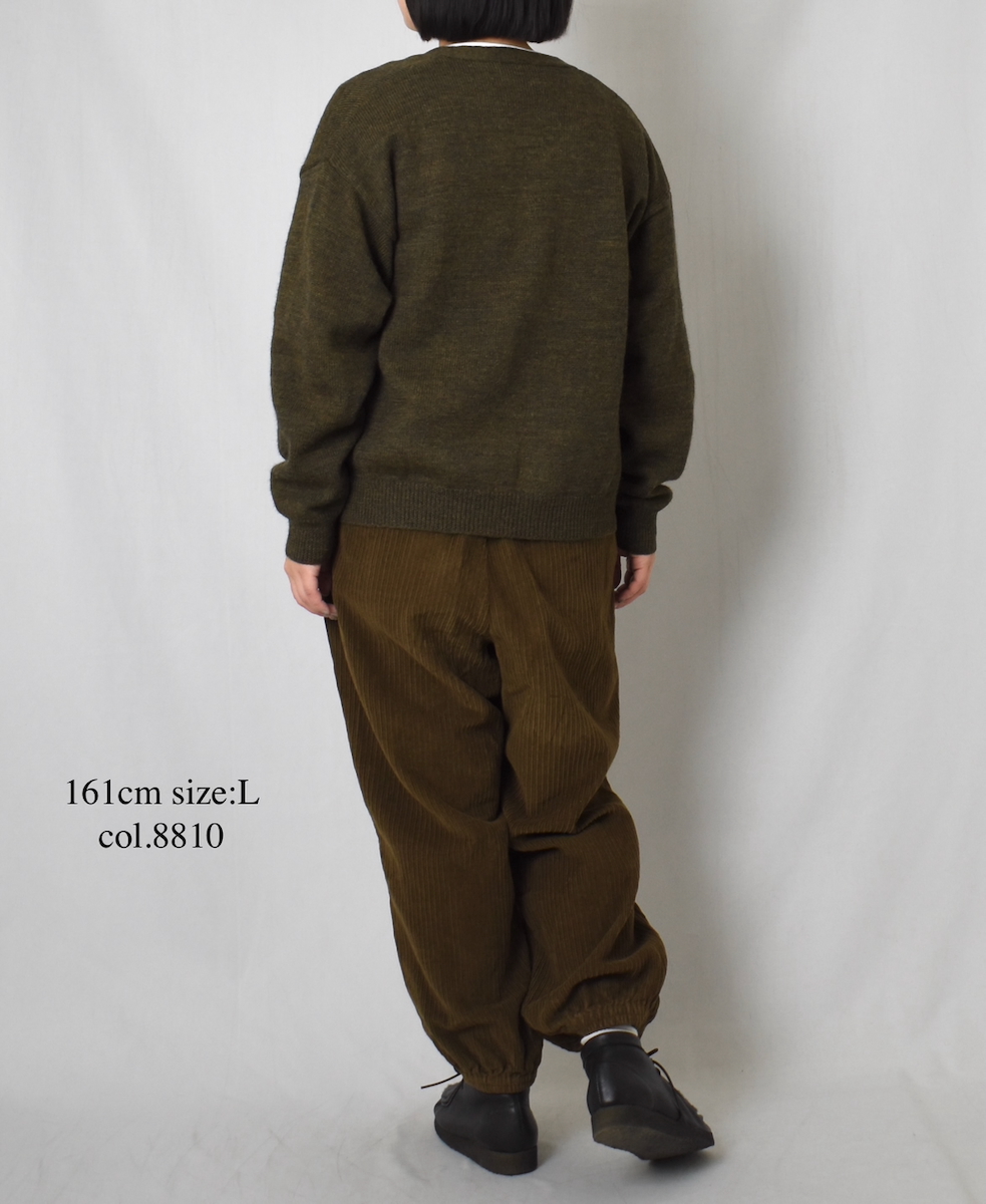 NVL2564D(パンツ)WIDE&NARROW WALE CORDUROY(OVERDYE) 60'S ORGANIC CAMBRIC EASY PANTS