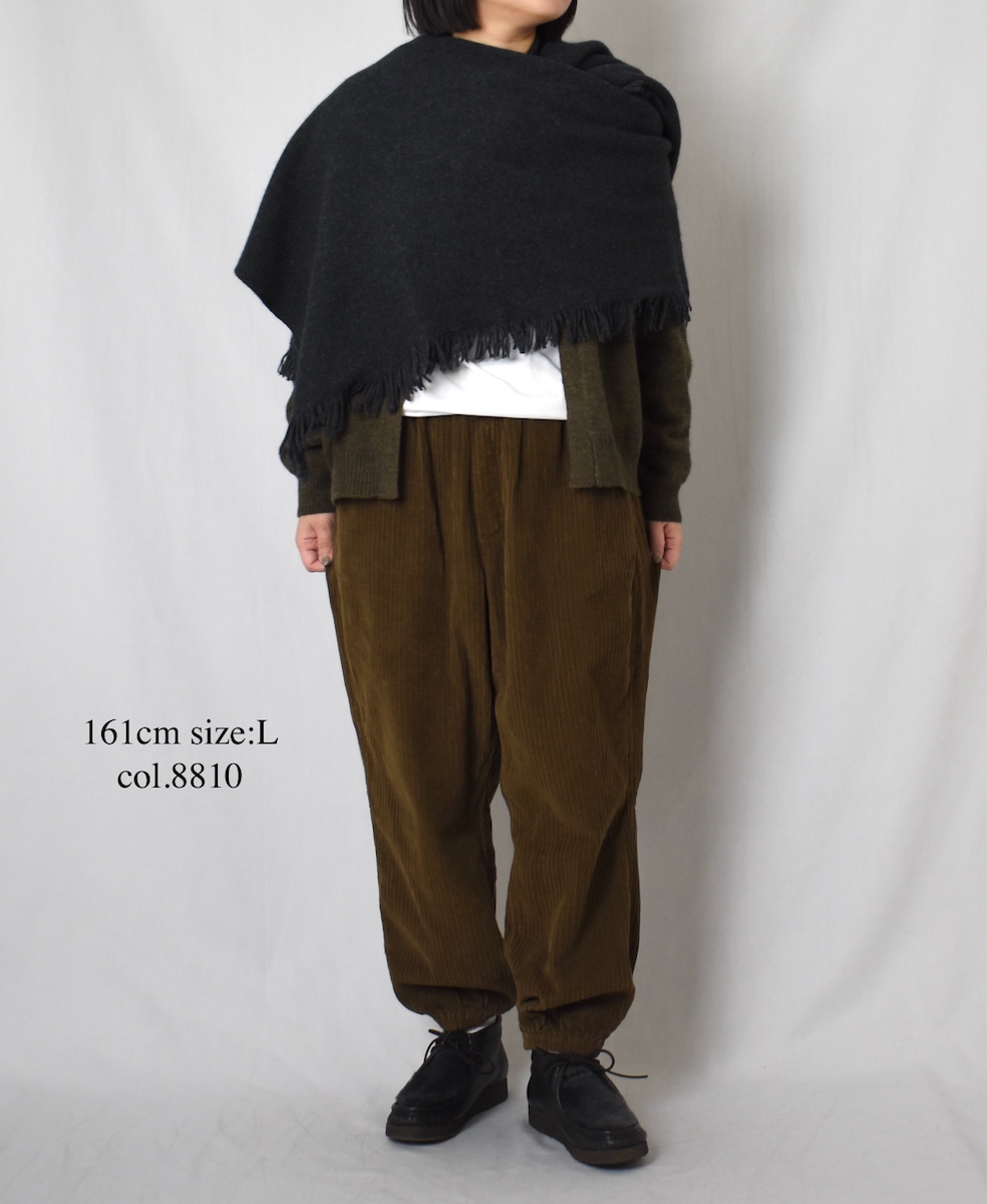 NVL2564D(パンツ)WIDE&NARROW WALE CORDUROY(OVERDYE) 60'S ORGANIC CAMBRIC EASY PANTS