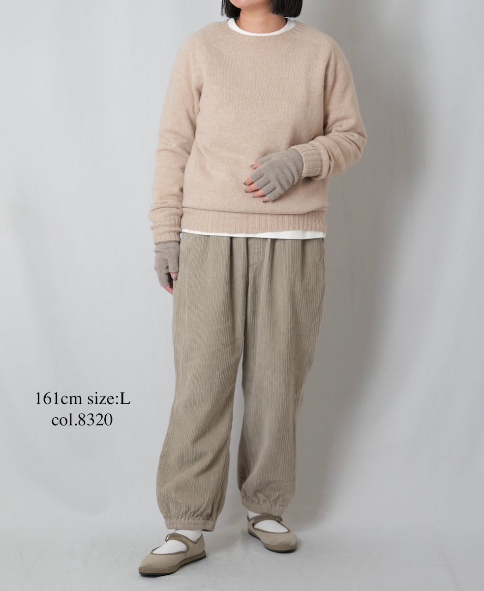 NVL2564D(パンツ)WIDE&NARROW WALE CORDUROY(OVERDYE) 60'S ORGANIC CAMBRIC EASY PANTS