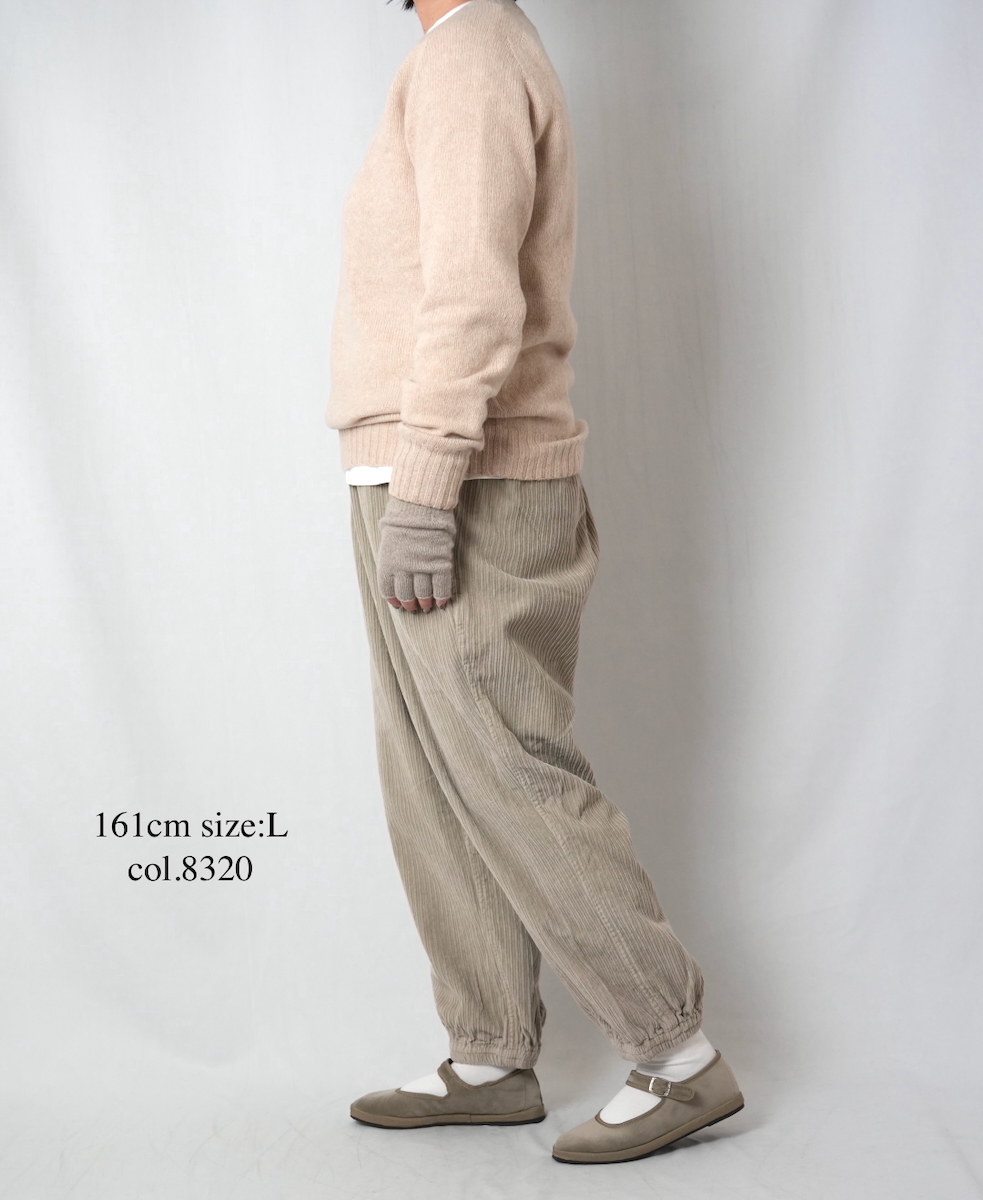 NVL2564D(パンツ)WIDE&NARROW WALE CORDUROY(OVERDYE) 60'S ORGANIC CAMBRIC EASY PANTS