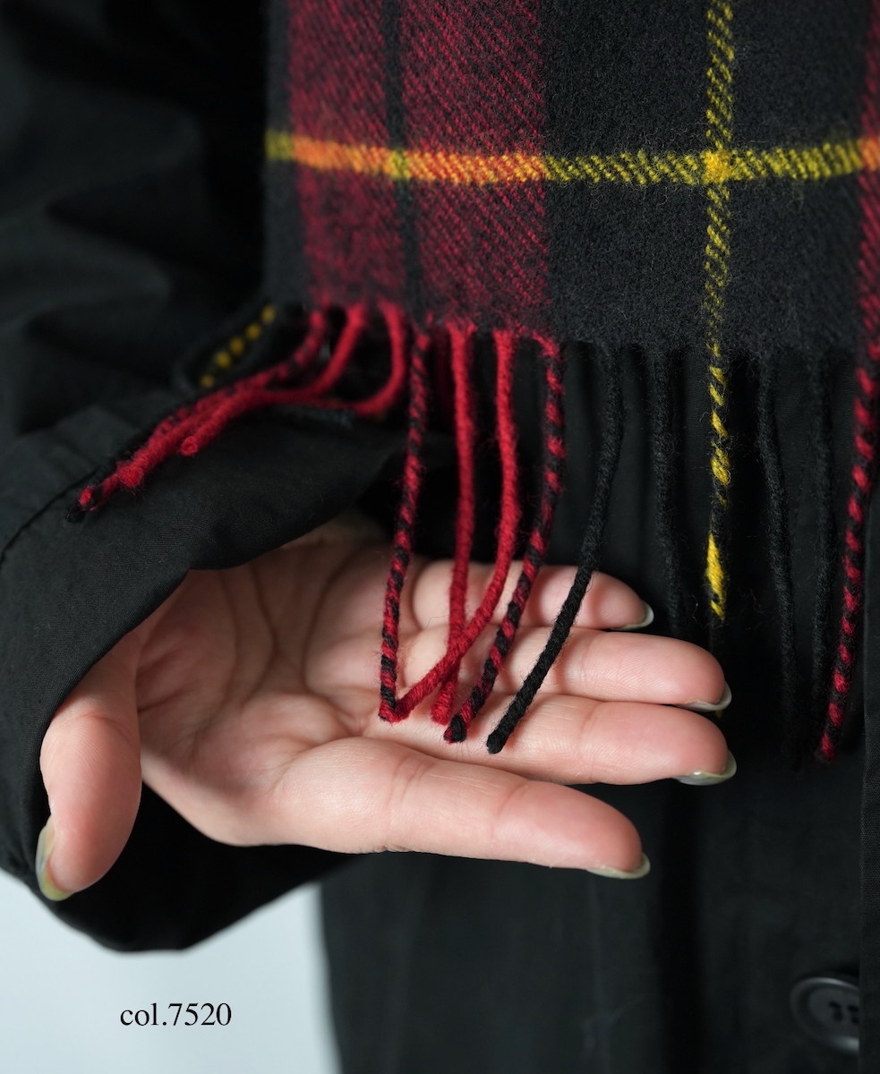 John Scott (マフラー) NLC1751 LAMBS WOOL SCARF 25x180cm