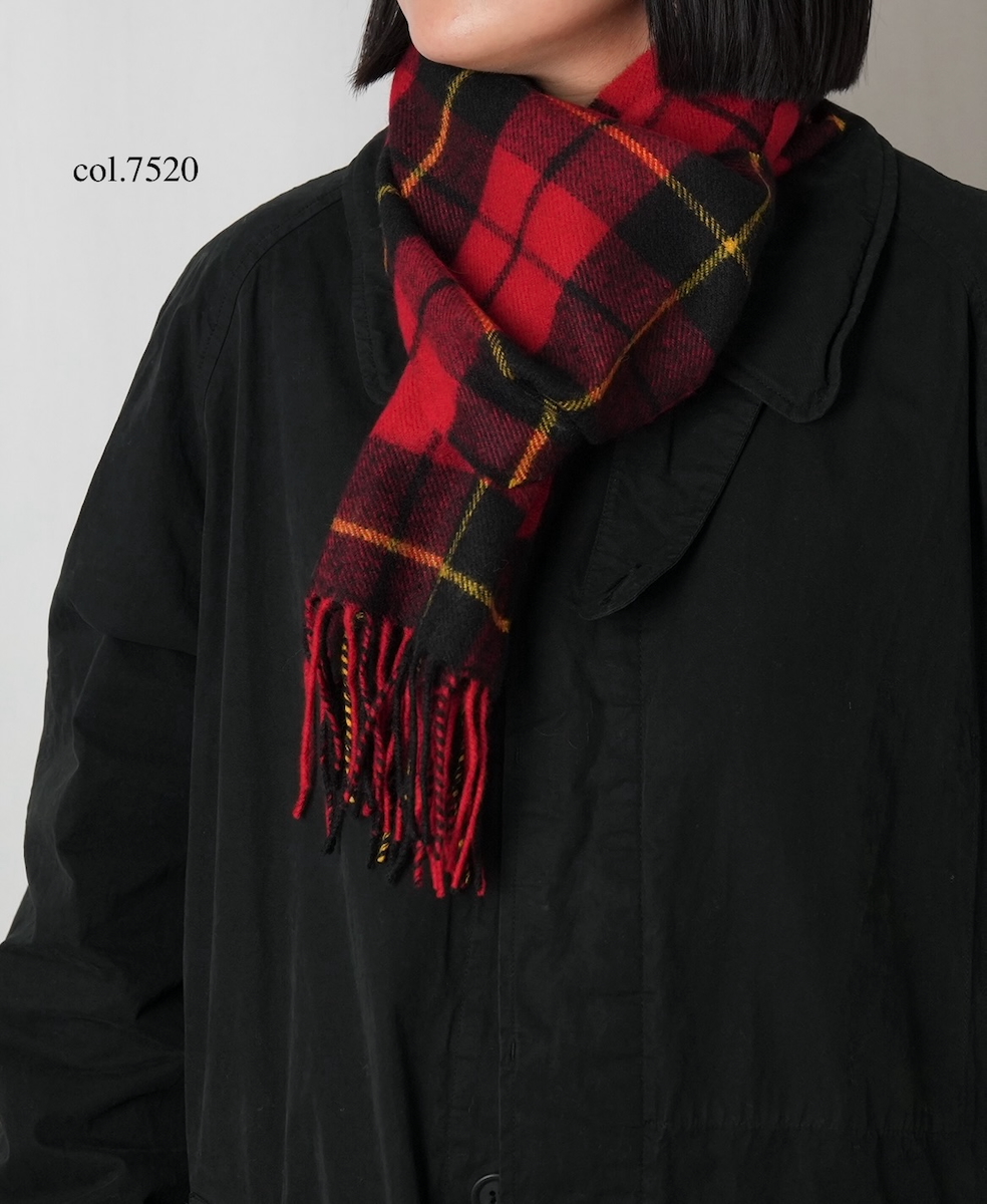 John Scott (マフラー) NLC1751 LAMBS WOOL SCARF 25x180cm