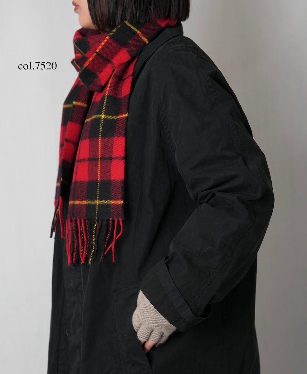 John Scott (マフラー) NLC1751 LAMBS WOOL SCARF 25x180cm