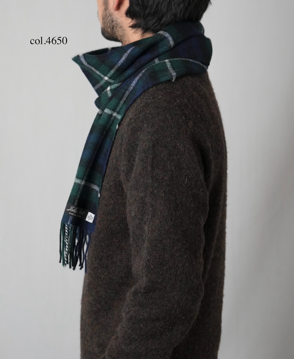 John Scott (ストール) NLC1751 LAMBS WOOL SCARF 25x180cm│