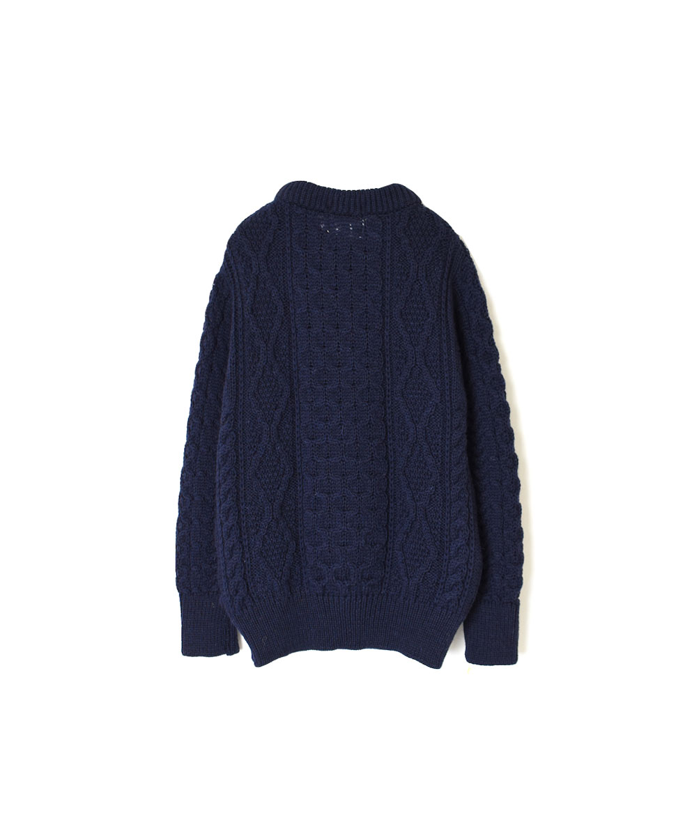 CHT2051 (ニット) WOOL ARAN CREW PULLOVER