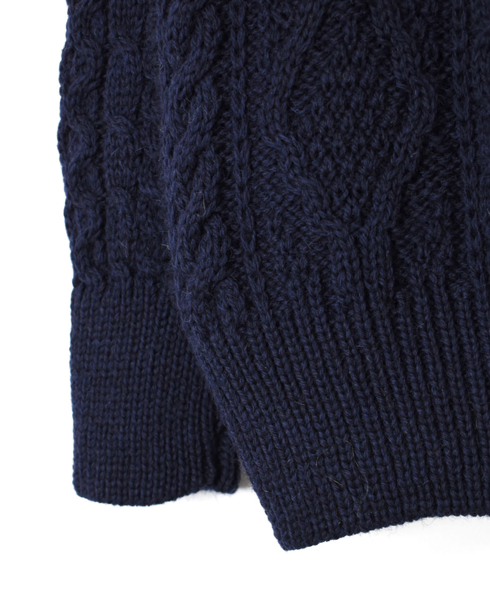 CHT2051 (ニット) WOOL ARAN CREW PULLOVER