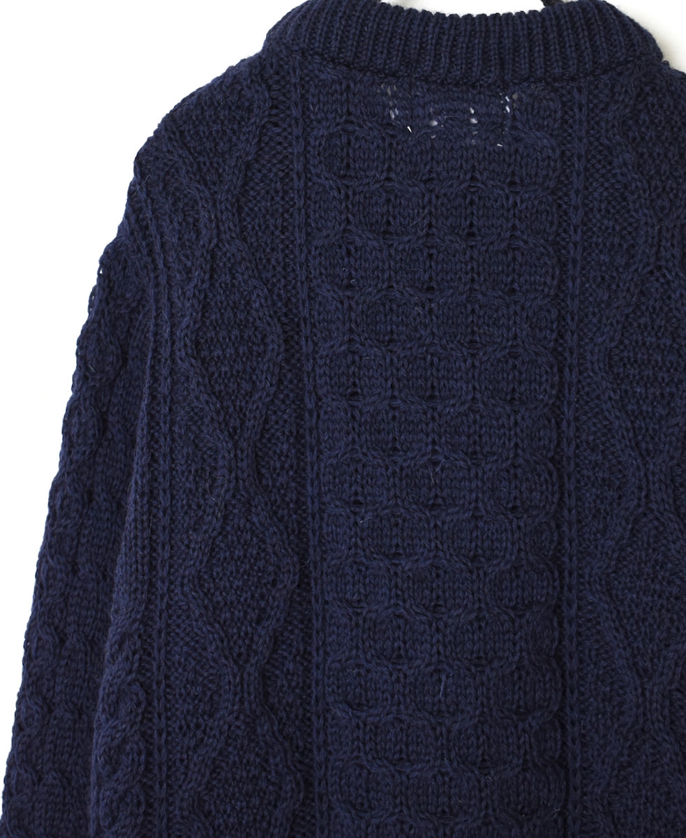 CHT2051 (ニット) WOOL ARAN CREW PULLOVER
