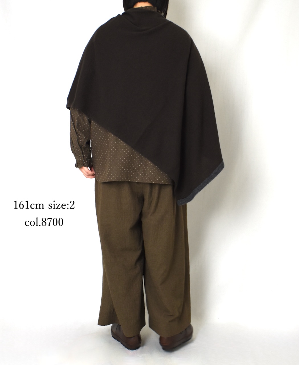 INMDS25755(パンツ) WOOL/COTTON/SILK PLAIN EASY PANTS