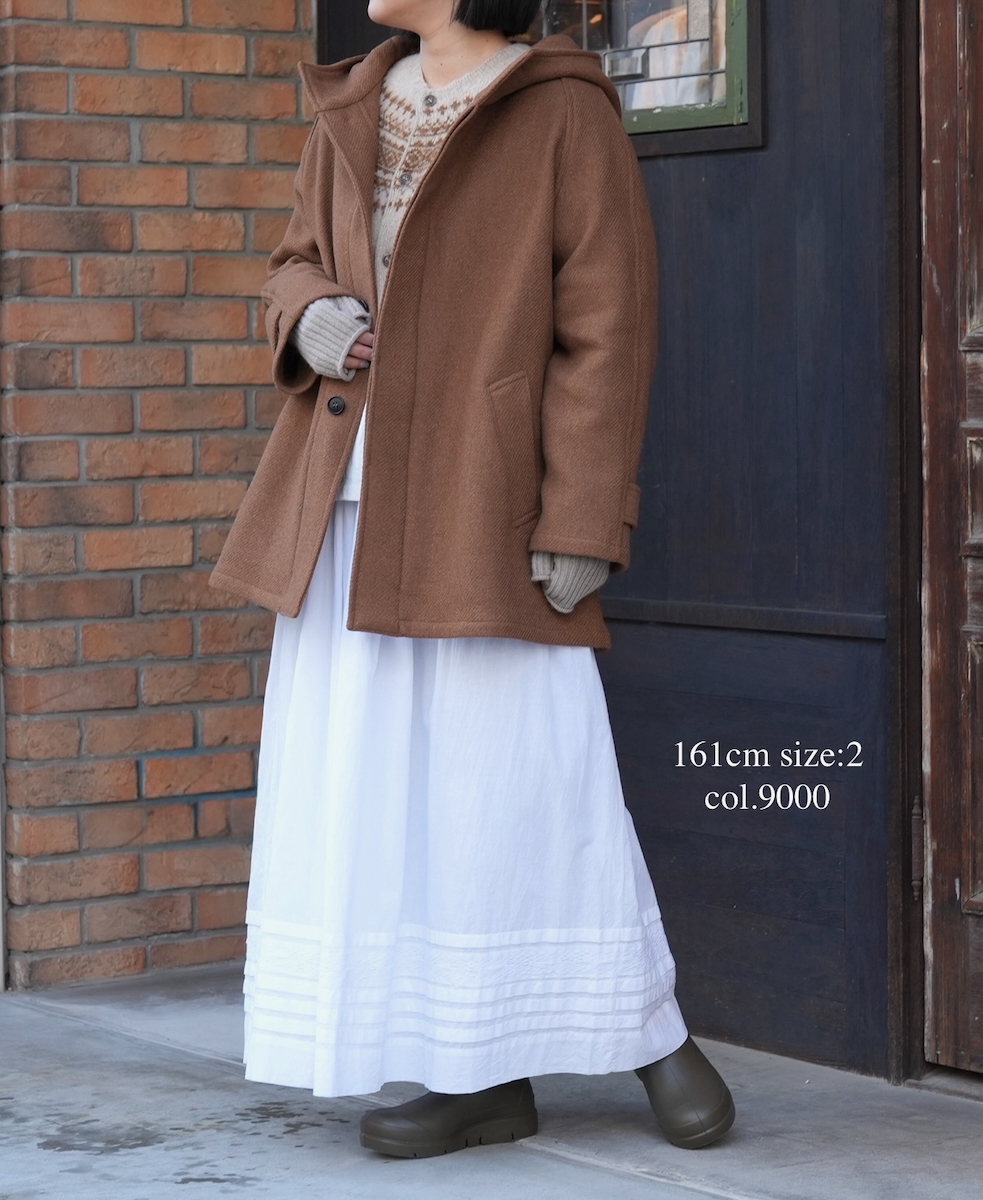 NSL25624(スカート) 60s CAMBRIC PLAIN WITH LACE GATHERED SKIRT