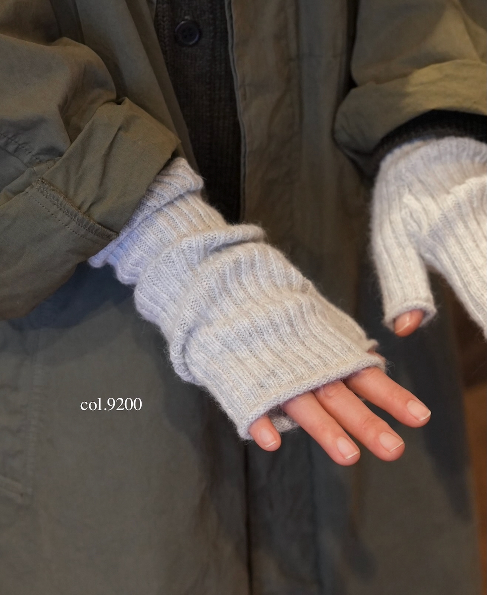 NGG2151 (手袋) GEELONGORA RIB FINGERLESS MITTON