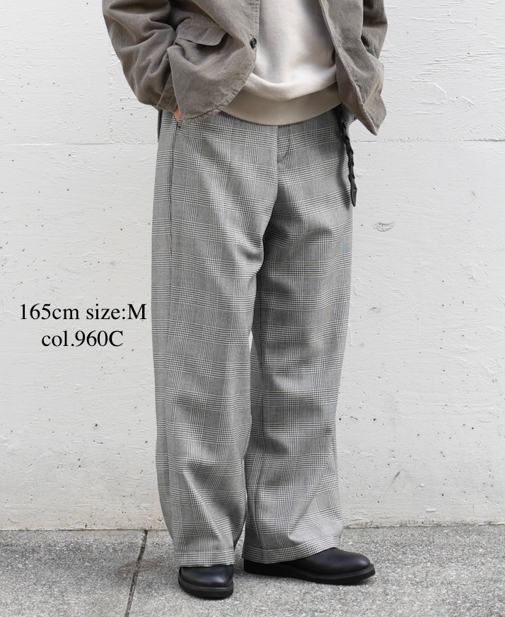 NOD2351 (パンツ) WORSTED WOOL TROUSERS