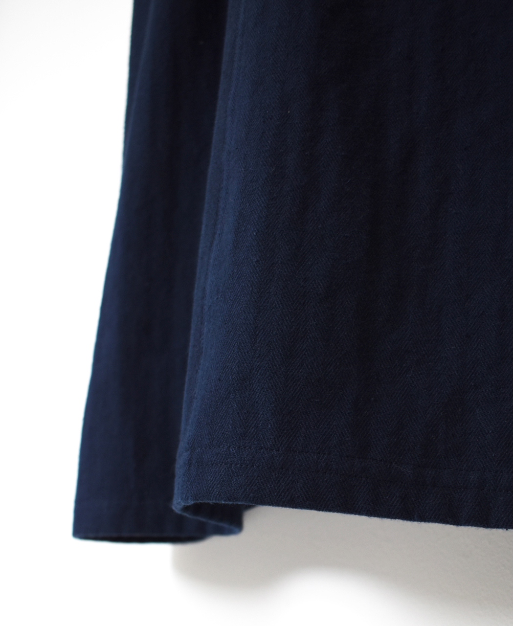 ●GNAM2611(ワンピース) COTTON/LINEN HERRINGBONE APRON ONE-PIECE