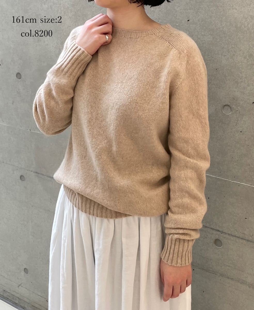 JNAMP1451 (ニット) CREW NECK SADDLE SHOULDER P/O