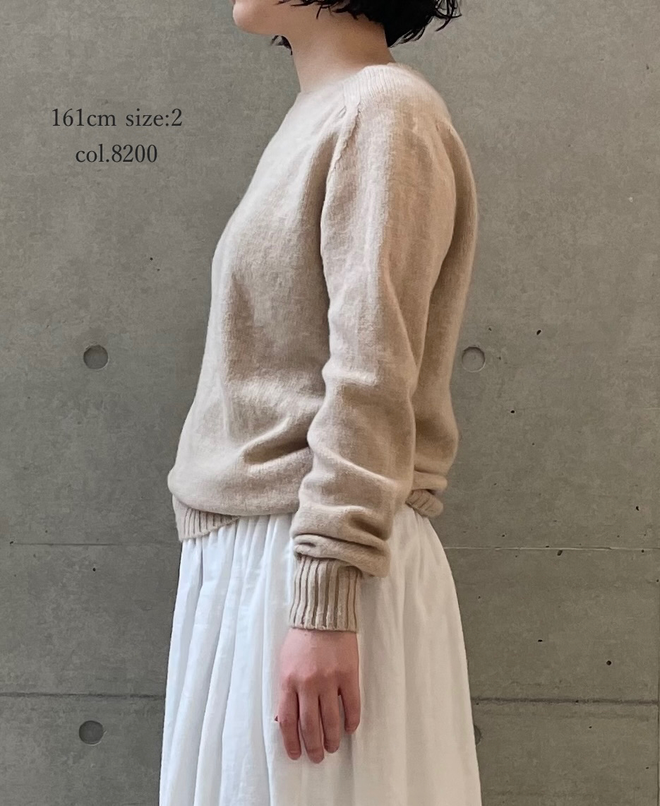 JNAMP1451 (ニット) CREW NECK SADDLE SHOULDER P/O