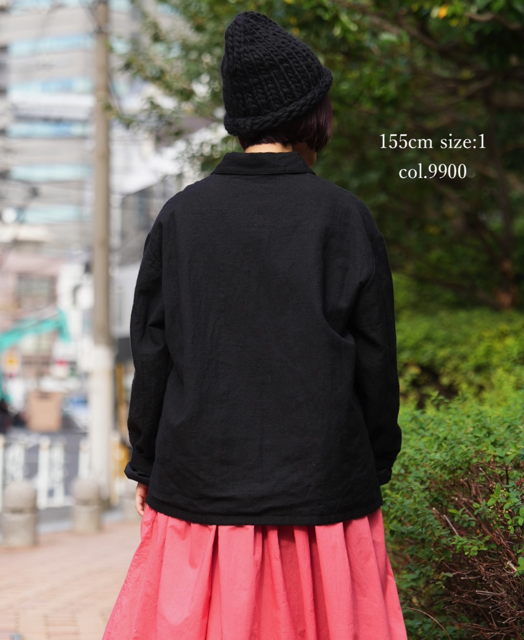 IMDSH2571(ジャケット) BOILED WOOL / LINEN PLAIN WORK JACKET