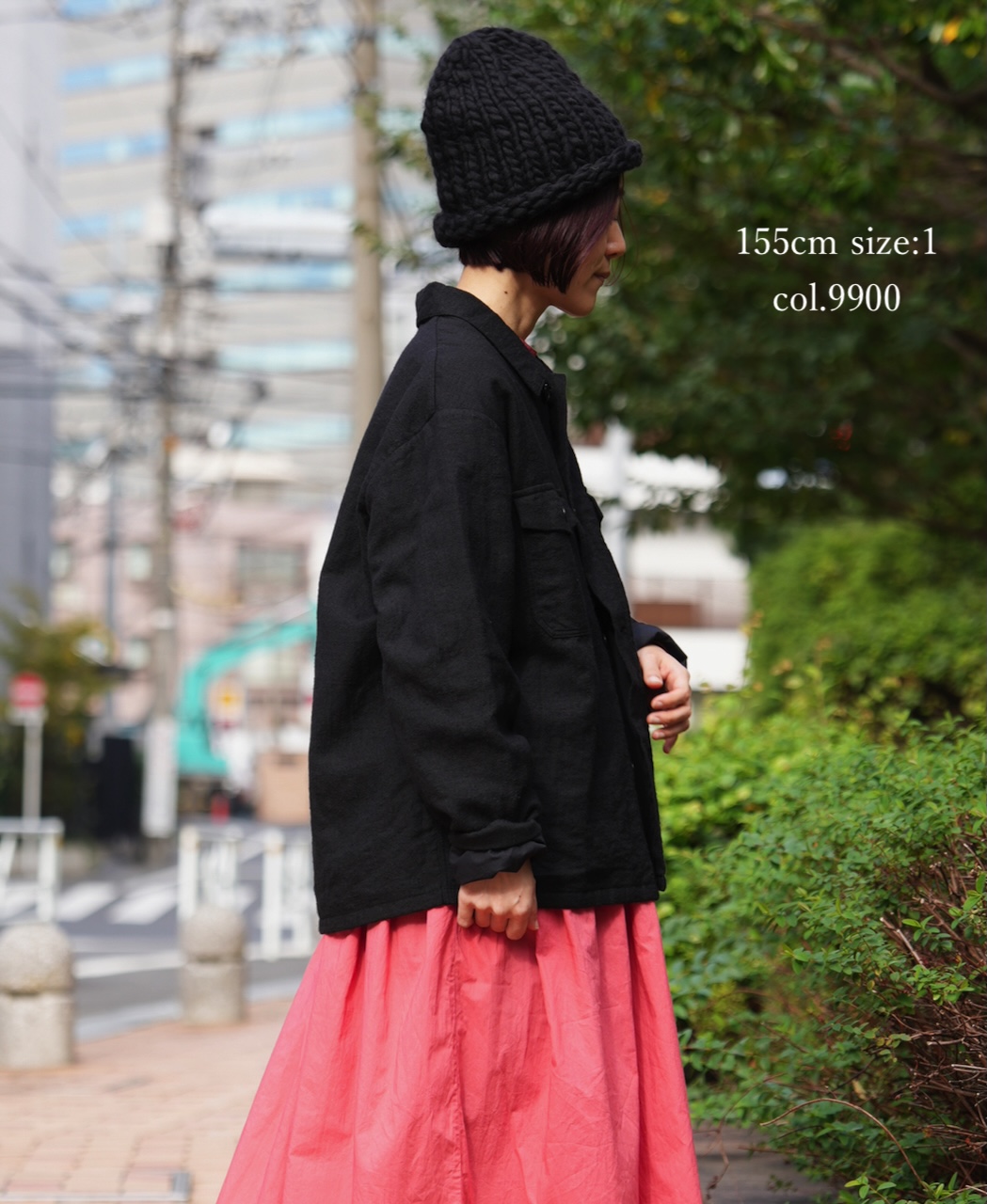 IMDSH2571(ジャケット) BOILED WOOL / LINEN PLAIN WORK JACKET