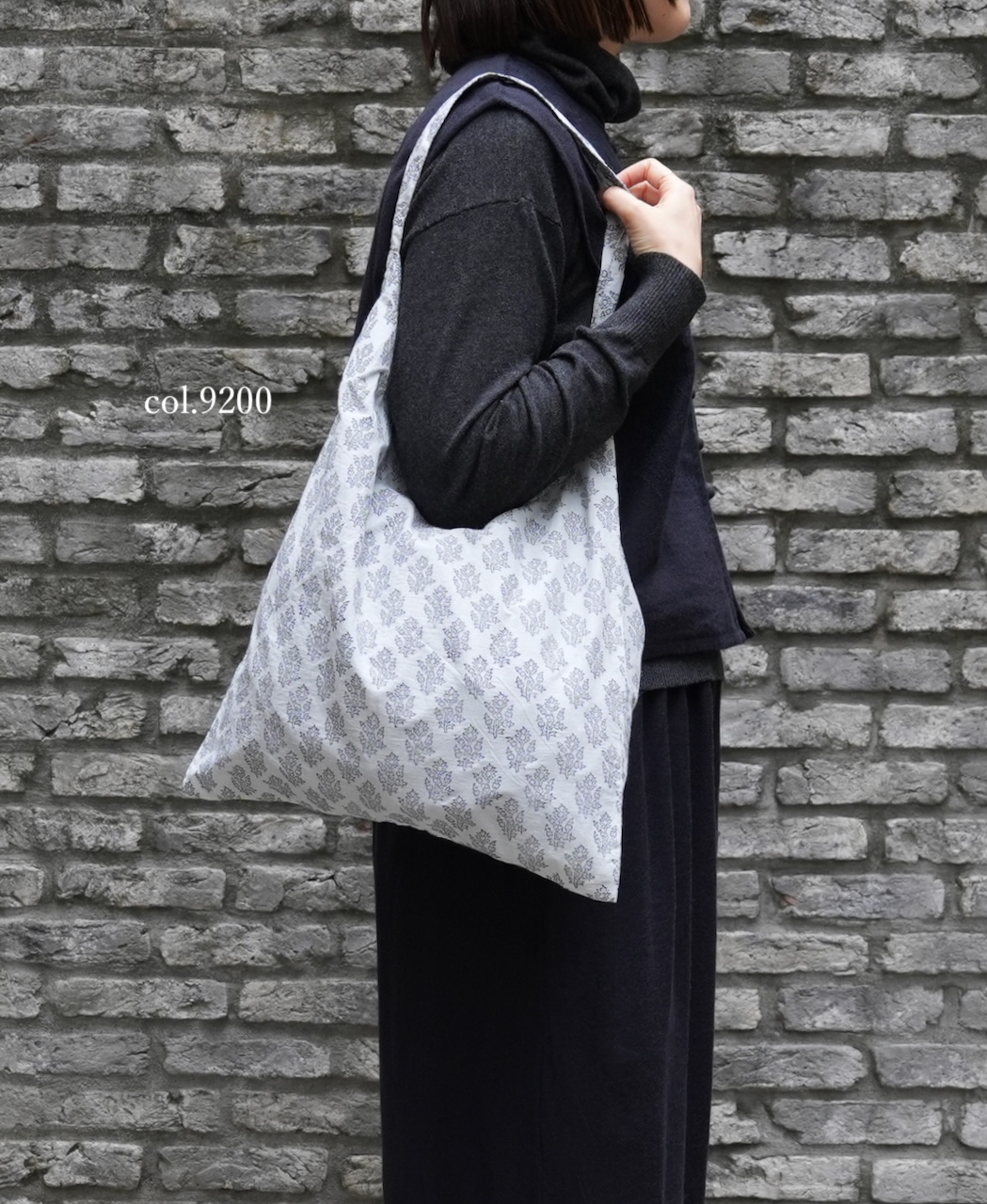 ●ZMD0407(バッグ) ECO BAG BLOCK PRINT