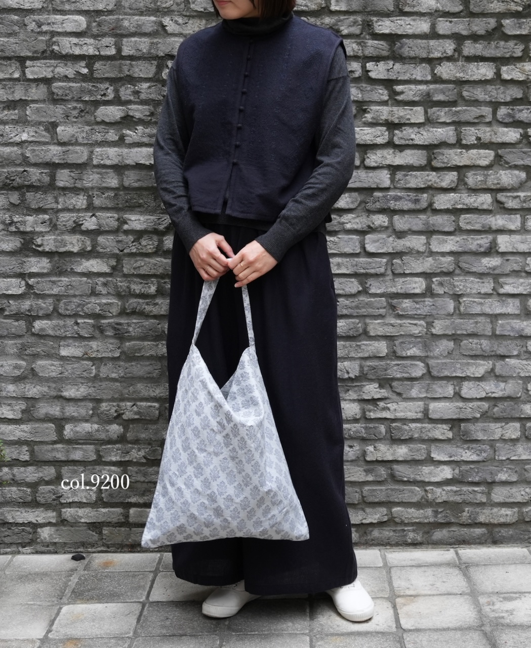 ●ZMD0407(バッグ) ECO BAG BLOCK PRINT