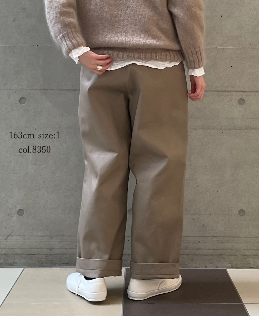 GMDSH2451(パンツ) WEST POINT ONE-TUCK TROUSERS